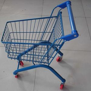 Kids Shopping Carts Supermarket Children Trolley 20L Zinc Plated