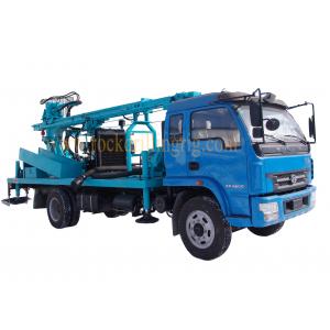 200m Drilling Depth Rock Drilling Rig Hydraulic Borewell Drilling Rig 4000nm Rotation Torque