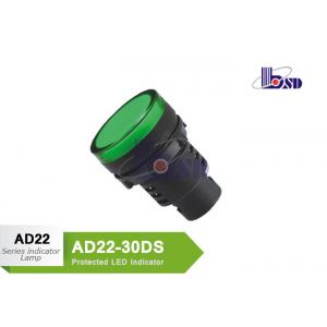 Professional Green Led Indicator Light Led Voltage Indicator AD22-30DS