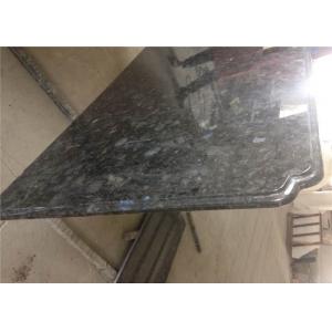 China Precision Prefab Kitchen Countertops Natural Volgua Blue Granite Slab supplier