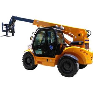 Variable Reach Rough Terrain Forklifts Hydraulic Cylinder Low Fuel Consumption