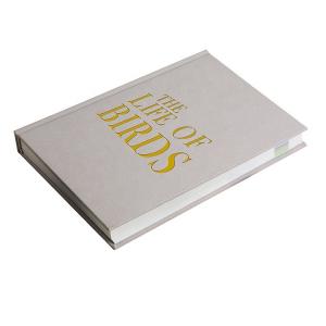 Education Hardcover Book Printing customized gold hot foil stamping logo