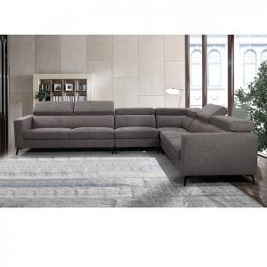Wholesale OEM/ODM European style furniture living room sofa Modern sectional L shape corner sofa reclining sofa