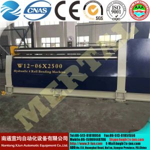 China MCLW12NC-60*3500 Hydraulic 4 Roll Plate Rolling/bending Machine with CE Standard wholesale