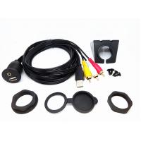 6 Ft USB Extension Data Cable Audio Video Flush Mount Set For Car Dashboard