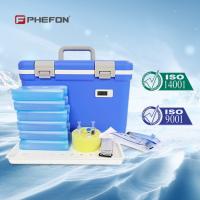 China Phefon 12L Medical Cool Box With Thermometer Medicine Lab Cooling Storage on sale