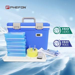 Phefon 12L Medical Cool Box With Thermometer Medicine Lab Cooling Storage