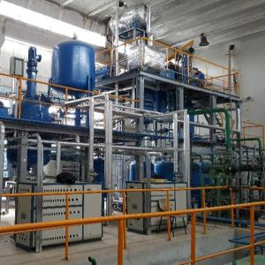 Molecular distillation used oil recycling refinery best system