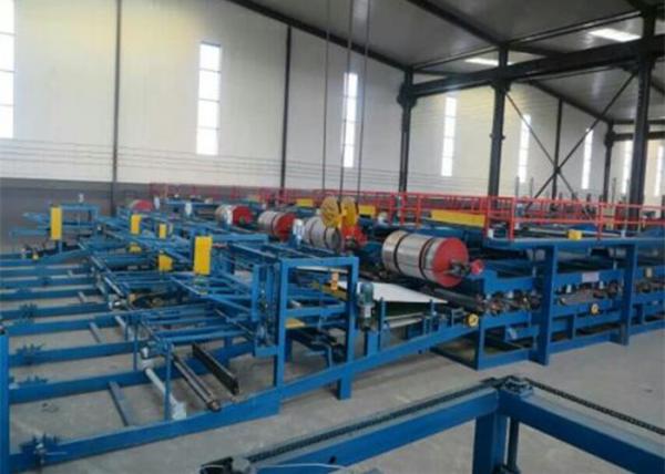 Automatic EPS Sandwich Panel Roll Forming Machine With PLC Control System