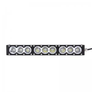 Spot 10W Cree single row led light bar offroad PC lens DHCB-L90SDC