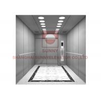 China 6 Floor 1600kg Hospital Elevator Big Space Patient Bed Lift Hairline Stainless Steel on sale