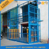 China 5m Vertical Hydrualic Platform Lift  for Warehouse Cargo Lifting 3 ton Lifting Capacity on sale