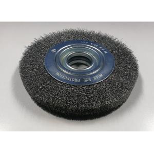 China Corrugated Wire Industrial Steel Wire Wheel Brush For Heavy Duty Brushing supplier