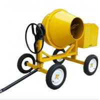 China 4 Wheel Mobile Concrete Mixer Machine 350L Small Gasoline Diesel Self - Discharging Concrete Mixer on sale