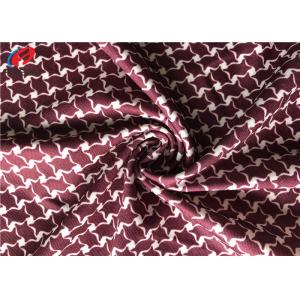 Printed Weft Knitted Jersey Material Polyester Spandex Fabric For Sportswear