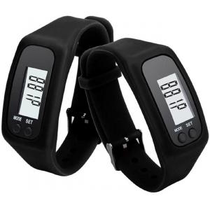 PDM100 27g LED Display ABS Silicone Wristband Pedometer For Walking