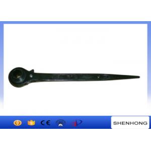 360mm Sharp Tail Ratchet Wrench / Tower Erection Tools For Tightening Hexagon Head Balts