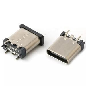 USB 3.1 Female 24pin USB C Type Connector Vertical Patch High Speed