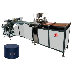 China Round Box Wrapping Semi Automatic Rigid Box Making Machine supplier