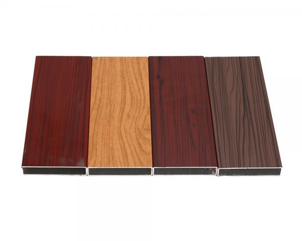 Custom Wooden Finish Aluminum Profiles Extrusion Section For Decoration,Strong