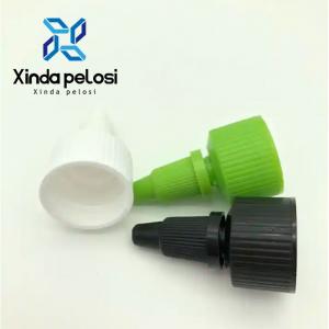 China Squeeze Bottle End Caps Lids Twist-On Top Nozzle Sauce Bottle Cap Squirt Bottle Cap supplier