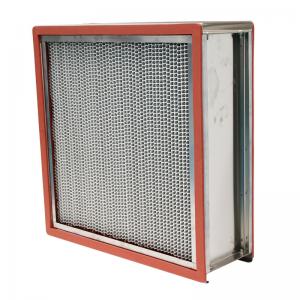 China High Temperature HEPA Air Filter 15.6㎡ Large Filter Area For Food Factory supplier