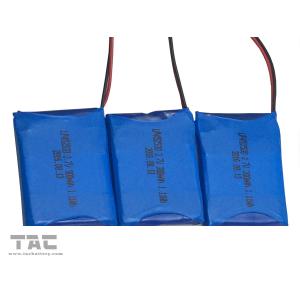 China 3.7V 300mAh Li - Polymer Rechargeable Battery 452530 PVC Packing For IOT supplier