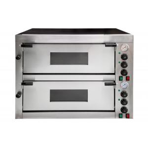 China Multifunctional Commercial Pizza Oven 2 Decks Mechanical Timer Control supplier