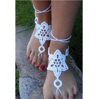 Sandals, Nude shoes, Foot Jewelry, Beach Wedding, Sexy Anklet , Bellydance,Beach Footwear