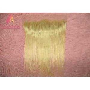 China Cuticle Aligned Virgin 613 Blonde Hair Weave Straight 13*4 Hair Frontal supplier