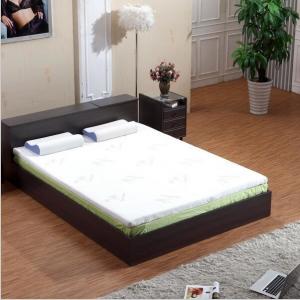 China Bamboo Fiber Memory Foam Mattress Topper White Color Compressed Queen Size supplier