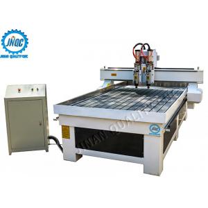 China Dual Double Spindles 4x8 Ft CNC Wood Router Machine Stone Metal Carving supplier