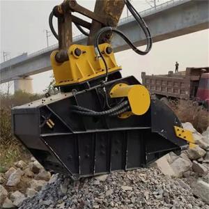 China 3450 KG 20 - 30 Tons Excavator Crusher Bucket 0.74M3 Bucket Capacity supplier
