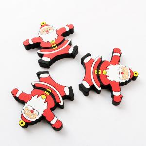 China Santa Claus PVC Open Mold USB Flash Drive 3.0 For Christmas Gift supplier