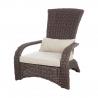 China Patio Sense Deluxe Wicker Chair All Weather For Porch Lawn Garden wholesale