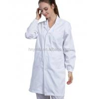 China High Quality Hospital Uniforms White Lab Coat  for women Medical gown Doctor and Nurse Scrub  60% Cotton 40% Polyester on sale