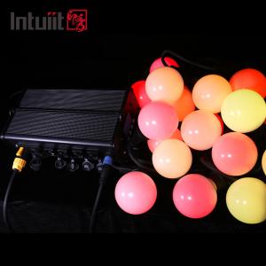 China 240V Outdoor Solar String Lights Music Sync Color Changing IP54 Extensible Decor Lamp supplier