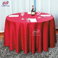 China 90 Inch Round Wedding Covers And Sashes Tablecloth For Party on sale