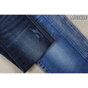 99% Cotton 1% Spandex Crosshatch Denim Fabric 12oz Heavy Men Jeans Material