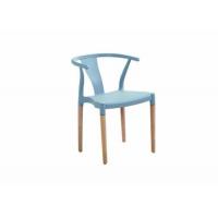 China Household Restaurant Pp Seat Molded Plastic Dining Chair on sale