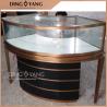 Rose Gold Large Circular Jewelry Showcase Display