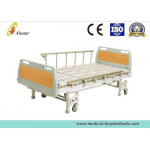 China Simple Design 3 Crank Mechanical Medical Hospital Bed With ABS Head (ALS-M315) supplier