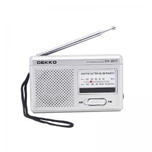 Portable Pocket AM FM Radio With Rechargeable Battery 95mm Digital Earphone Jack