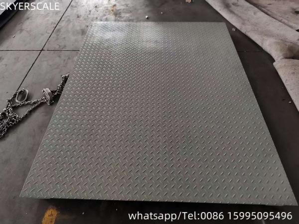 Electronic Platform Floor Weighing Scale Digital Platform Scale 5t 10t Carbon Steel AC / DC 110v / 220v