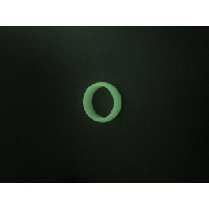 China Promotional Light Green Custom Silicone Wedding Rings Glow In The Dark supplier