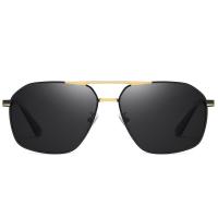 China Men Polarized HD Drive Retro Pilot Sunglasses Anti Glare Goggles Ultralight Frame on sale
