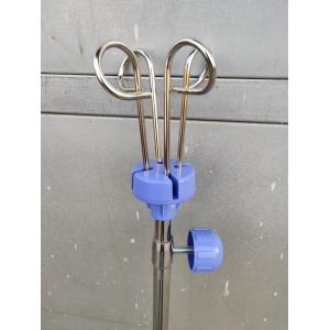 China Medical Equipment Adjustable Infusion Stand At Bedside Hospital White supplier