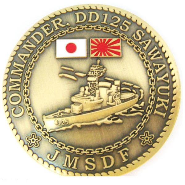 Hard Enamel Custom Gold Coins , Double Sided Engraved Custom Memorial Coins