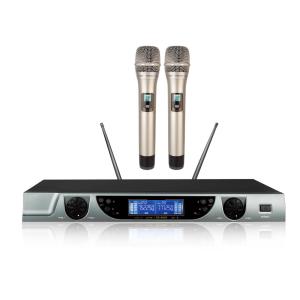 China Sistema sem fio de duplo canal do microfone para KTV dedicado SR-660D supplier