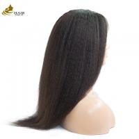 China Kinky Straight Customized Human Hair Wigs 13*4 Front Lace Human Hair Wig on sale